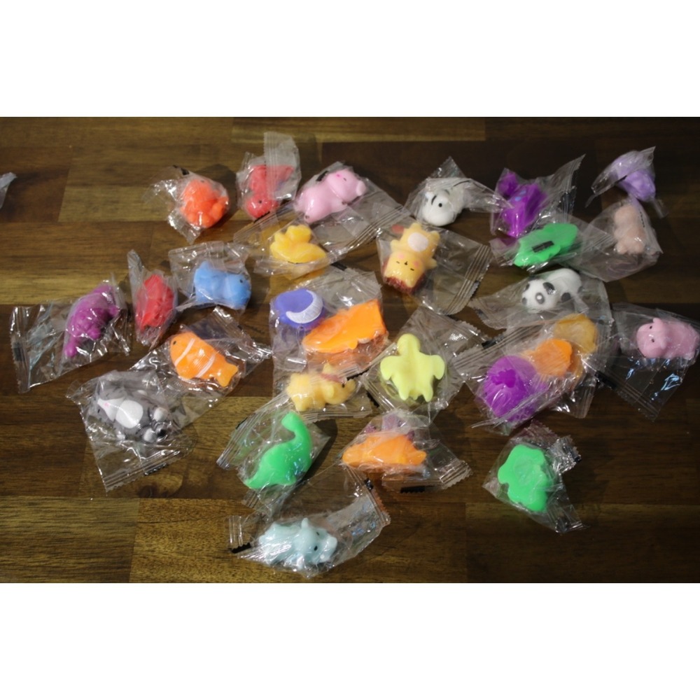 Random Assorted Squishy Toys about 20 pieces